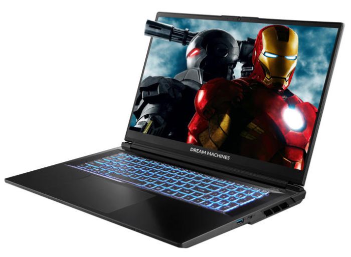 Ноутбук Dream Machines RG5060-17 17.3FHD IPS, Intel i9-14900HX, 32GB, F1TB, NVD5060-8, DOS, черный