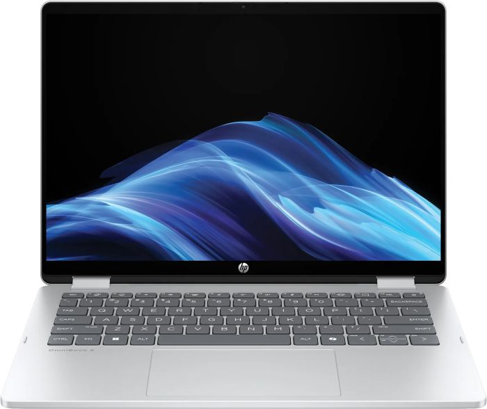 Ноутбук HP OmniBook 5 Flip x360 14" WUXGA IPS Touch, Intel 5-120U, 16GB, F1024GB, UMA, DOS, серебристый