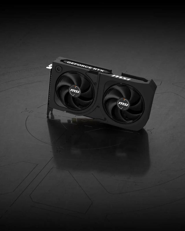MSI Graphic card GeForce RTX 5060 Ti 8GB GDDR7 SHADOW 2X PLUS