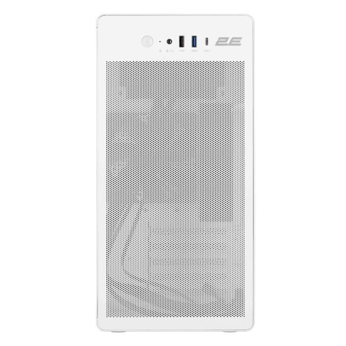 Корпус 2E Credo V285W без БП, 1xUSB3.0, 1х USB 2.0, 1xUSB Type-C, 1x120мм, VGA 300мм, mATX, белый