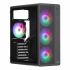 , PC case 2E GAMING Credo Plus V510B without PSU, 1xUSB3.0, 1х USB 2.0, 1xUSB Type-C, 4x120mm RGB Rainbow, VGA 310mm, TG Side Panel, ATX, black 2E Gaming 2E-V510B