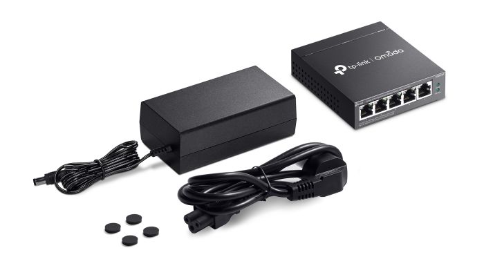 Коммутатор TP-LINK  5xGE (4xPoE), 65.2Вт, WebSmart TP-Link ES205GP