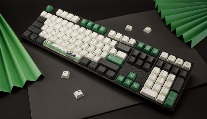 Клавіатура механічна Varmilo APT108 Panda R2, C-TK Red, WL/USB-A, White Led