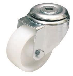 Ролики ZPAS 150, поворотные без тормоза, 2 шт