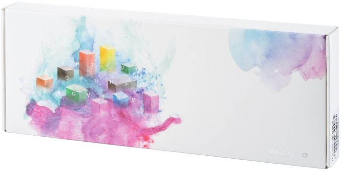 Клавіатура механічна Varmilo APT87 CMYK, K-Prestige Silent, WL/USB-A, White Led