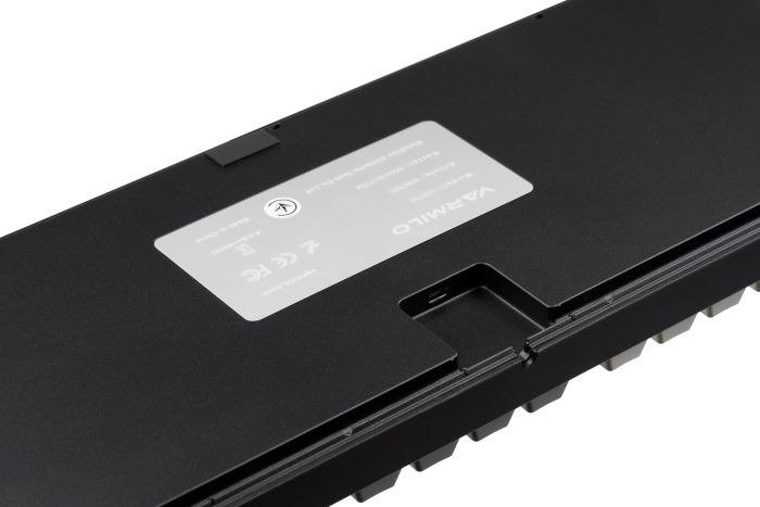 Клавіатура механічна Varmilo APT87 CMYK, C-TK Red, WL/USB-A, White Led