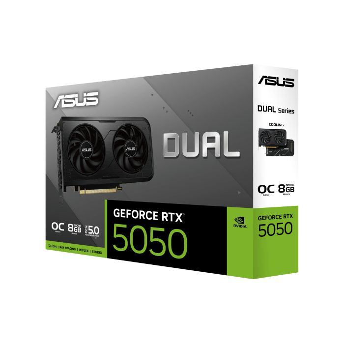 Відеокарта ASUS GeForce RTX 5050 8GB GDDR6 OC DUAL-RTX5050-O8G