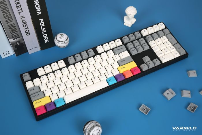 Клавіатура механічна Varmilo APT108 CMYK, Daisy L, WL/USB-A, White Led