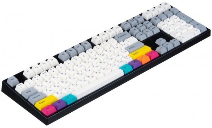 Клавіатура механічна Varmilo APT108 CMYK, Daisy L, WL/USB-A, White Led