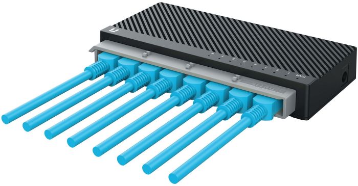 Комутатор Netis ST3108С, 8xFE, Некерований