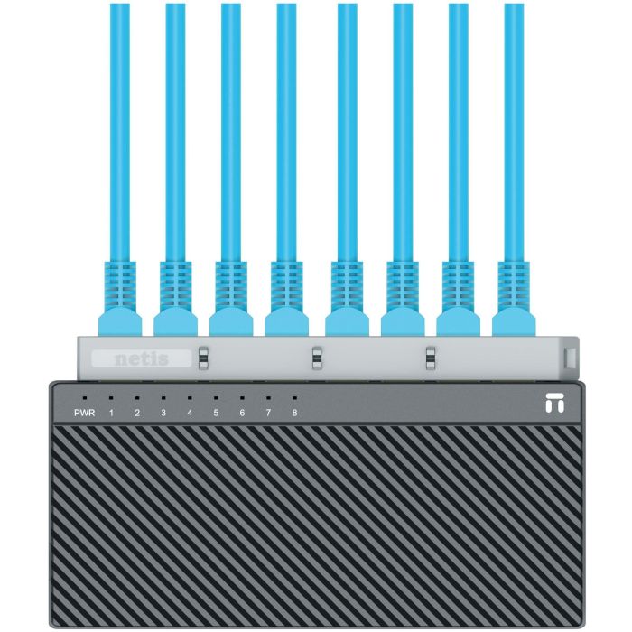 Комутатор Netis ST3108С, 8xFE, Некерований
