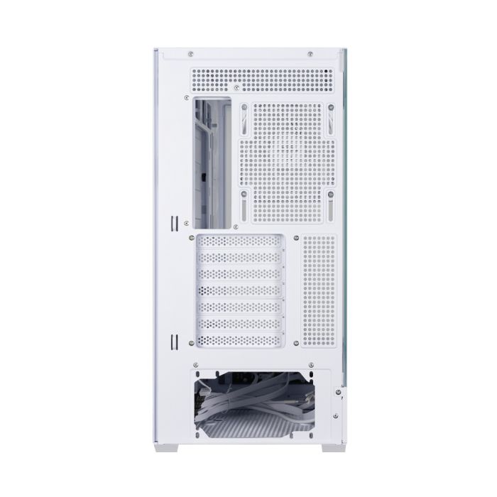 Корпус Zalman P40 DS без БП, 2xUSB3.0, 1x Type C, 3x120мм ARGB Reverse,  1x120мм ARGB, VGA 420мм, LCS ready, TG Side/Front Panel, Display, ATX, белый