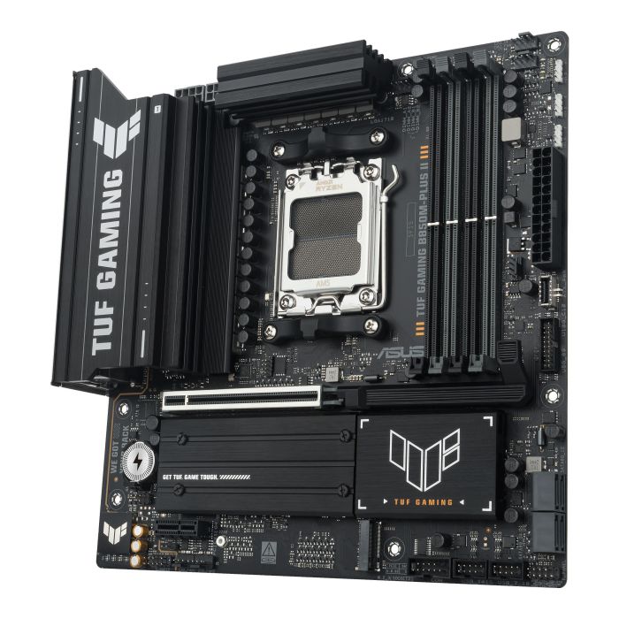 Материнcкая плата ASUS TUF GAMING B850M-PLUS II sAM5 B850 4xDDR5 M.2 HDMI DP mATX
