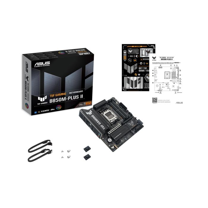Материнcкая плата ASUS TUF GAMING B850M-PLUS II sAM5 B850 4xDDR5 M.2 HDMI DP mATX