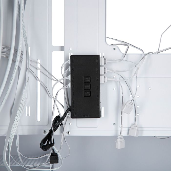 Корпус 2E GAMING Dominator Pro G2302W, без БЖ 2xUSB3.0, 1xUSBType-C, 4x120мм ARGB, VGA 380мм, LCS ready, контролер з пультом, TG Side Panel, TG/Mesh Front panel, ATX, білий