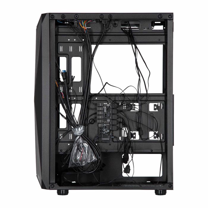 Корпус 2E GAMING Aruba G3313B, без БЖ 1xUSB3.0, 2xUSB2.0, 5x120мм ARGB, VGA 300мм, LCS ready, HUB, TG Side Panel, ATX, чорний