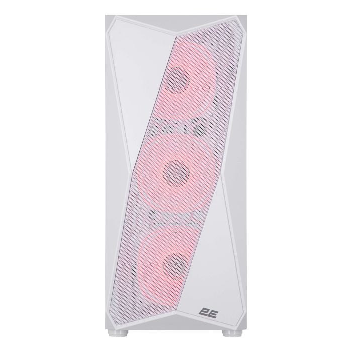 Корпус 2E GAMING Aruba G3313W, без БЖ 1xUSB3.0, 2xUSB2.0, 5x120мм ARGB, VGA 330мм, LCS ready, HUB, TG Side Panel, ATX, білий