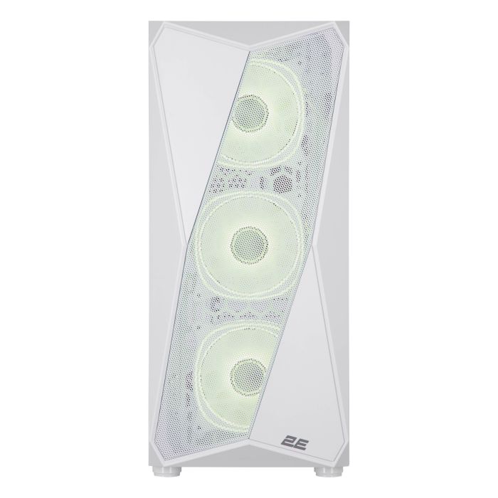 Корпус 2E GAMING Aruba G3313W, без БЖ 1xUSB3.0, 2xUSB2.0, 5x120мм ARGB, VGA 330мм, LCS ready, HUB, TG Side Panel, ATX, білий