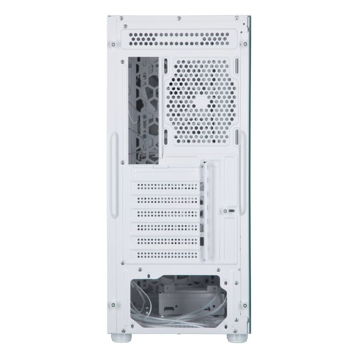 Корпус 2E GAMING Aruba G3313W, без БЖ 1xUSB3.0, 2xUSB2.0, 5x120мм ARGB, VGA 330мм, LCS ready, HUB, TG Side Panel, ATX, білий