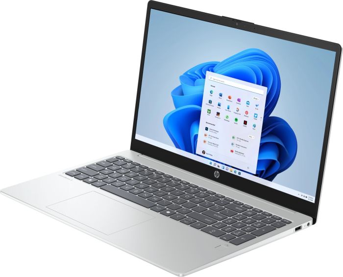 HP Notebook OmniBook 3 15-fn0008ua 15.6" FHD IPS AG, AMD AI 5 340, 16GB, F1024GB, UMA, Win11, silver