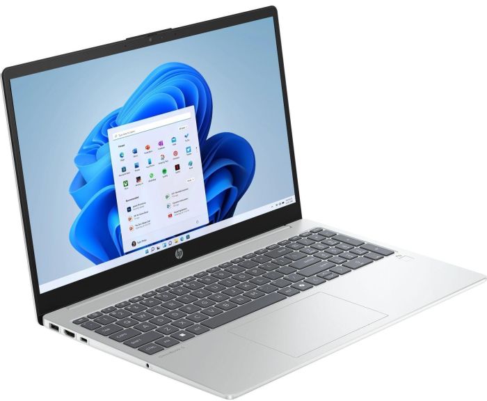 Ноутбук HP OmniBook 3 15-fn0006ua 15.6" FHD IPS AG, AMD AI 5 340, 24GB, F1024GB, UMA, Win11, сріблястий