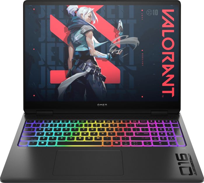 Ноутбук HP OMEN MAX 16-ah0042ua 16" 2.5K OLED, Intel U9-275HX, 64GB, F2048GB, NVD5090-24, DOS, чорний