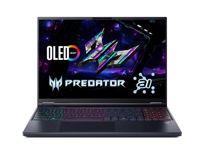Ноутбук Acer Predator Helios Neo 16 PHN16-73 16" WQXGA, Intel U9-275HX, 64GB, F2TB, NVD5070-8, Lin, черный