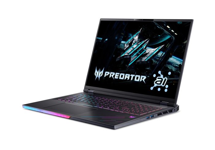 Ноутбук Acer Predator Helios 18 PH18-73 18" WQUXGA IPS, Intel U9-275HX, 64GB, F2TB, NVD5090-24, Lin, чорний