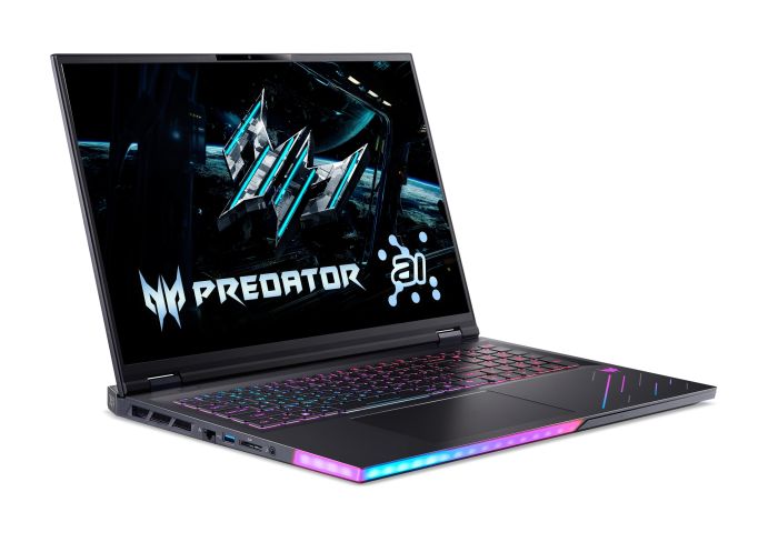 Ноутбук Acer Predator Helios 18 PH18-73 18" WQUXGA IPS, Intel U9-275HX, 192GB, F5TB, NVD5090-24, Win11P, черный