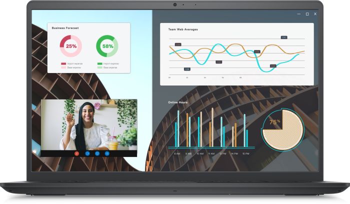 Ноутбук Dell Vostro 3530 15.6" FHD AG, Intel i7-1355U, 16GB, F512GB, UMA, Win11P, черный