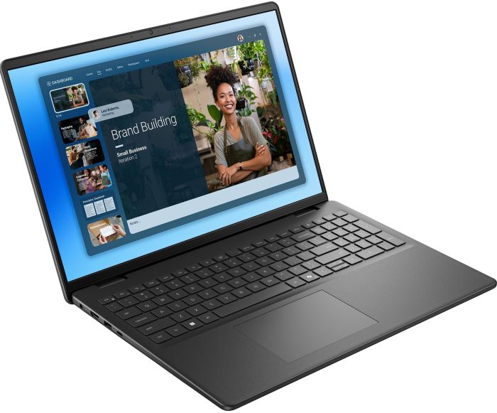 Ноутбук Dell 16 DC16250 16" FHD+ AG, Intel 5-120U, 16GB, F1024GB, UMA, Lin, черный
