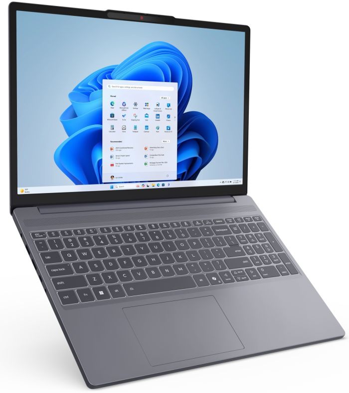 Ноутбук Lenovo IdeaPad Slim 3-15IRU10 15.3" WUXGA AG, Intel Core 3-100U, 16GB, F512GB, UMA, DOS, серый