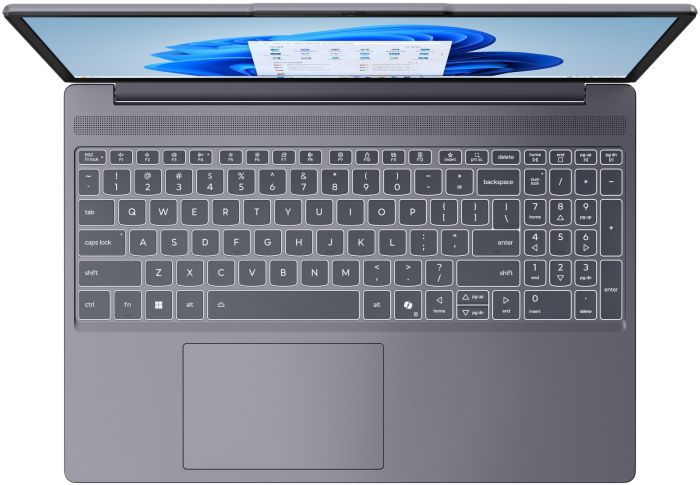 Ноутбук Lenovo IdeaPad Slim 3-15IRU10 15.3" WUXGA AG, Intel Core 3-100U, 16GB, F512GB, UMA, DOS, серый