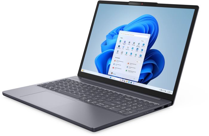 Ноутбук Lenovo IdeaPad Slim 3-15IRU10 15.3" WUXGA AG, Intel Core 3-100U, 16GB, F512GB, UMA, DOS, серый