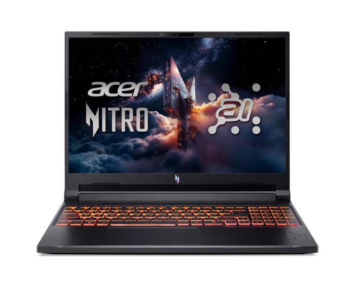 Ноутбук Acer Nitro V 16 ANV16-61 16" WUXGA IPS, AMD R9-365, 32GB, F1TB, NVD5070-8, Lin, черный