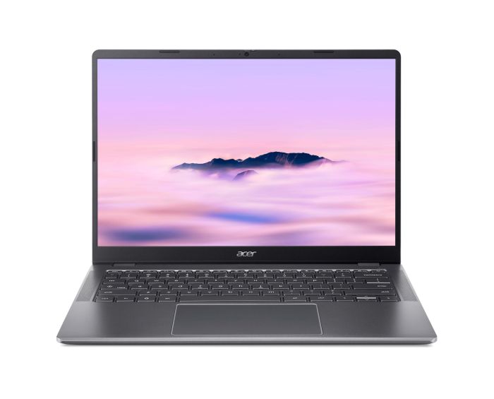 Ноутбук Acer Chromebook Plus CB514-6HT 14" WUXGA IPS Touch, Intel 3-N355, 16GB, F512GB, UMA, ChromeOS, серый