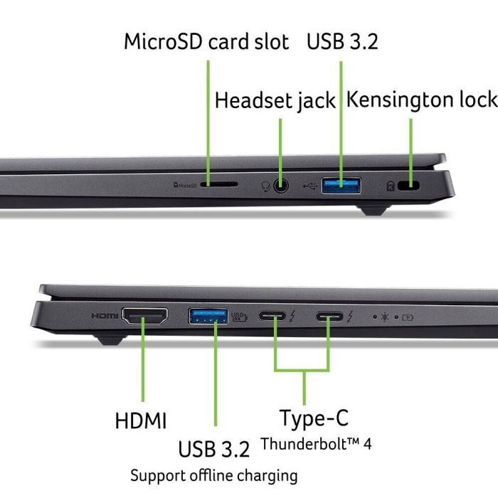 Acer Notebook Swift X 14 SFX14-73G 14.5" 2.8K OLED, Intel U7-255H, 32GB, F1TB, NVD5060-8, Win11, gray