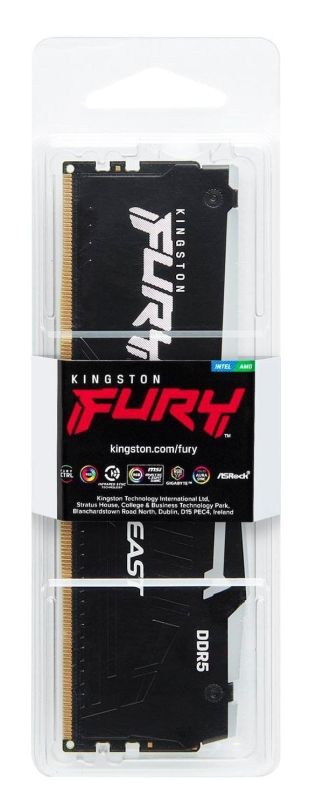 Пам'ять ПК Kingston DDR5 32GB 5600 FURY Beast RGB