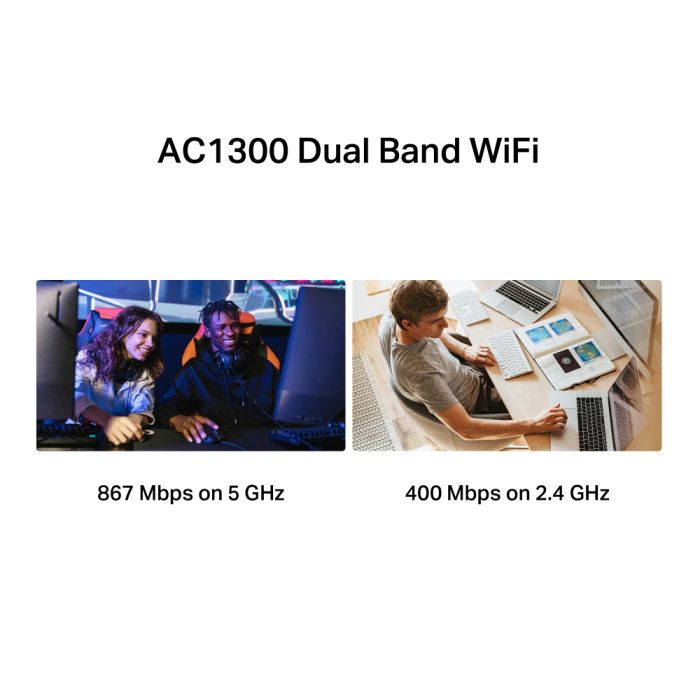 Адаптер WiFi MERCUSYS  AC1300, USB Mercusys MA30H