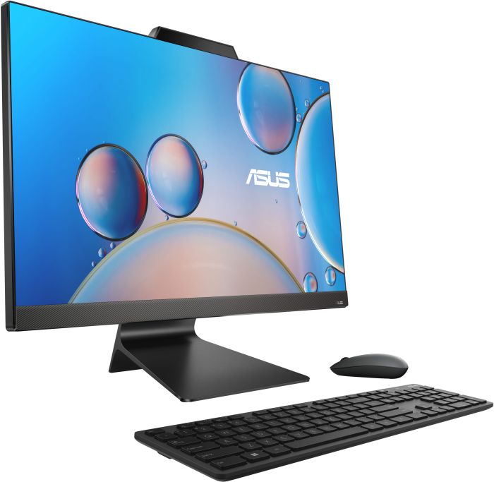 Комп'ютер персональний моноблок ASUS M3702WFAK-BPE0290 27" FHD AG, AMD R5-7520U, 8GB, F256GB, UMA, WiFi, кл+м, Без ОС, чорний