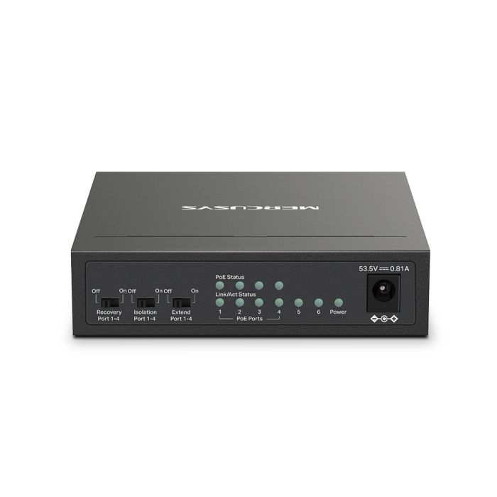 MERCUSYS Switch  6xFE (4xPoE), 40W, Unmanageable Mercusys MS106LP