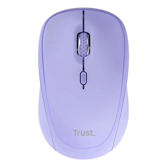 Мышь Trust Yvi+ Compact Multi-Device, WL/BT/USB-A, фіолетовий