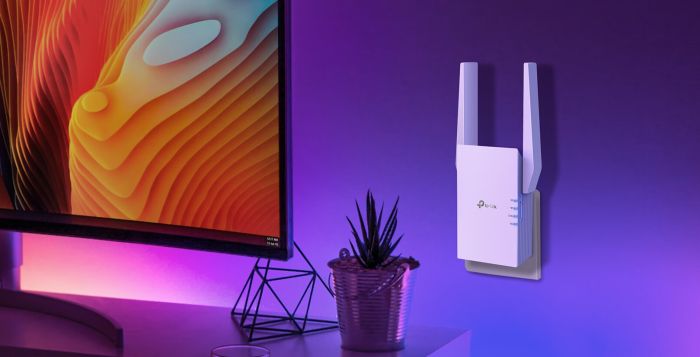 Розширювач покриття WiFi TP-LINK  AX3000, 1хGE, MESH TP-Link RE705X