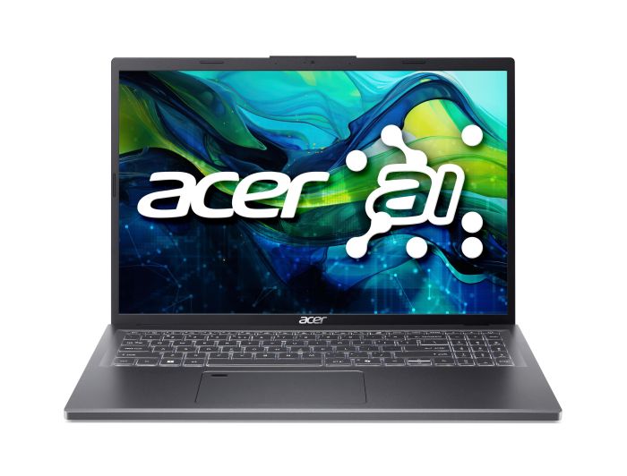 Ноутбук Acer Aspire 16 A16-71GM 16" WUXGA IPS, Intel U5-125H, 16GB, F512GB, NVD3050-6, Win11, серый