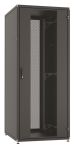 Шафа ZPAS 19", 42U, SZB IT, одностулкові передні та задні перфоровані двері, 800x1000 мм, максимально 1500кг, чорна
