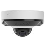 IP-Камера дротова Ajax DomeCam Mini HL white, 5мп, 2.8мм, гібридне підсвічування IR 15м, білий Led 15м, Poe, True WDR, IP 65, ІЧ 15м, аудіо, кут огляду 100° до 110°, міні купольна, біла