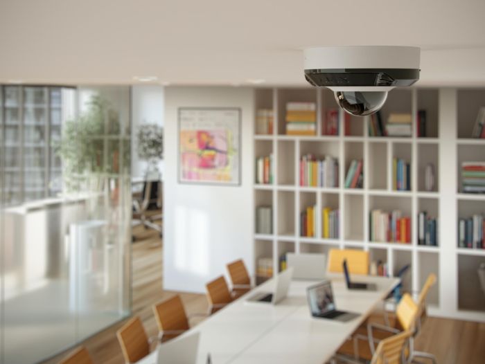 IP-Камера проводная Ajax DomeCam Mini HL white, 5Мп, 4мм, гибридная подсветка IR 15м, белый Led 15м, PoE, True WDR, IP65, ИК 15м, аудио, угол обзора 75°–85°, мини-купольная, белая