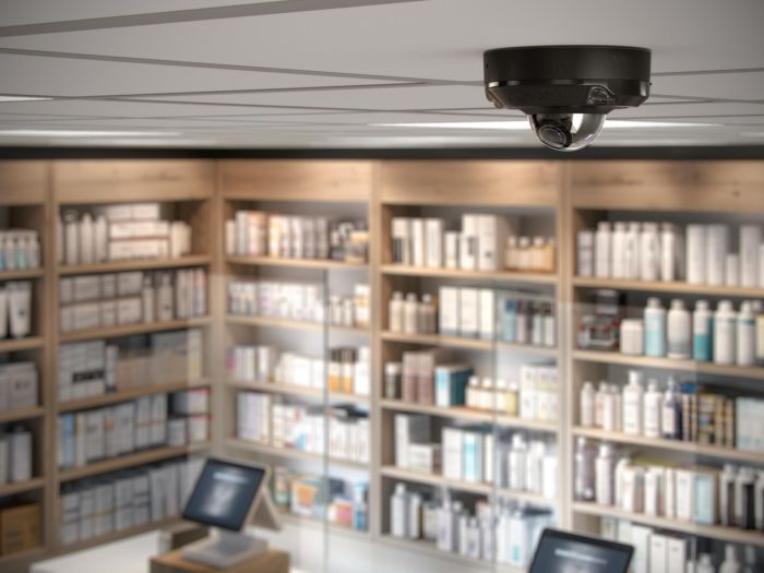 IP-Камера дротова Ajax DomeCam Mini HL black, 8мп, 2.8мм, гібридне підсвічування IR 15м, білий Led 15м, Poe, True WDR, IP 65, ІЧ 15м, аудіо, кут огляду 100° до 110°, міні купольна, чорна