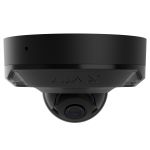 IP-Камера дротова Ajax DomeCam Mini HL black, 8мп, 2.8мм, гібридне підсвічування IR 15м, білий Led 15м, Poe, True WDR, IP 65, ІЧ 15м, аудіо, кут огляду 100° до 110°, міні купольна, чорна