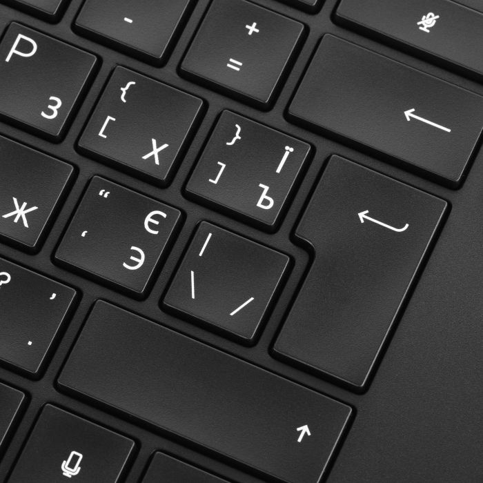 Клавиатура мембранная HP 450 Programmable, 108key, WL, EN/UK, чёрный